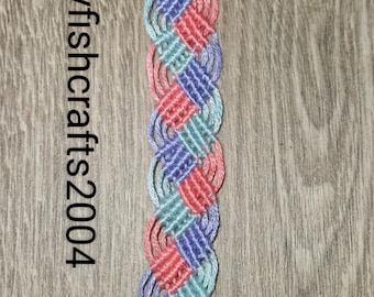 handmade woven bracelet
