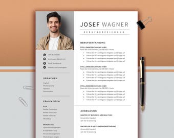 Plantilla de CV y carta de presentación en alemán (Word y Mac)