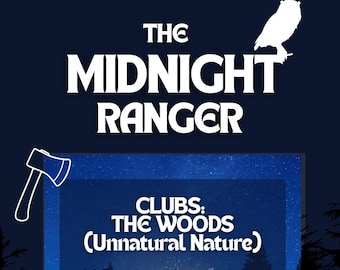 Analog Horror Solo RPG | The Midnight Ranger | Creepypasta Journaling Game | Spooky Tabletop PDF | Print and Play Mystery