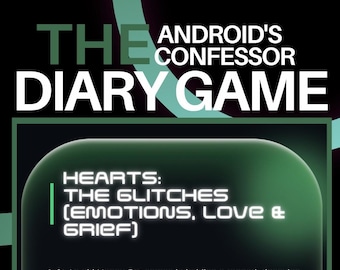 Sci-Fi Solo RPG | The Android's Confessor | Cyberpunk Journaling Game | Print and Play TTRPG PDF | Post-Apocalyptic Storytelling Prompts