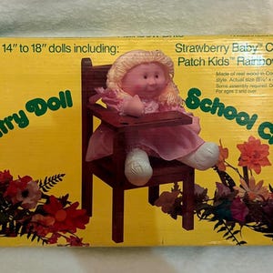 New School Days/Real Wooden School Desk for your Cabbage Patch Kid