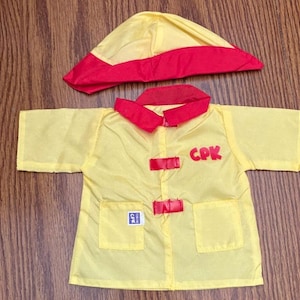 New Vintage Cabbage Patch Raincoat and Hat
