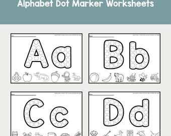 Alphabet Dot Marker Worksheet: Letter Recognition Activity (PDF Download)