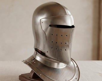Medieval Steel Knight Helmet | Ser Duncan The Tall Cosplay Prop Helmet