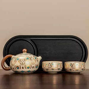 Handgjorda teserviser i keramik | Kung Fu-teser i keramik | tekannor | teserviser i tebjudning | eftermiddagsteserviser | teserviser i tebjudning