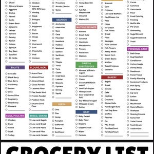 Grocery List