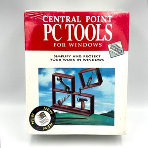 SEALED Central Point PC-Tools für Windows 1993 3.5 Floppy Test Big Box