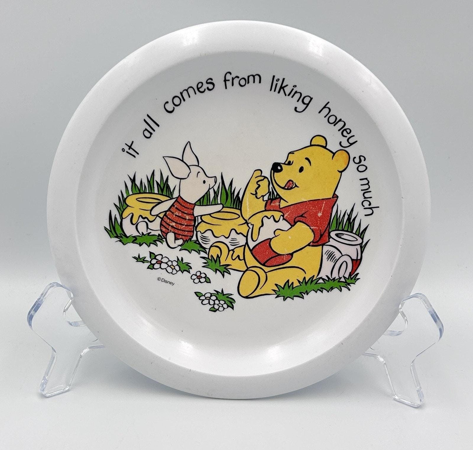 Winnie the Pooh Melamine Plate - Etsy