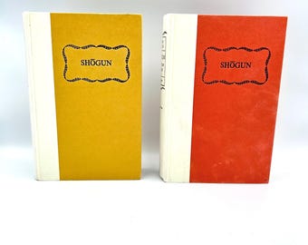 James Clavell Shogun Hardcover Set Band 1 & 2 Atheneum 1975 Vintage Bücher