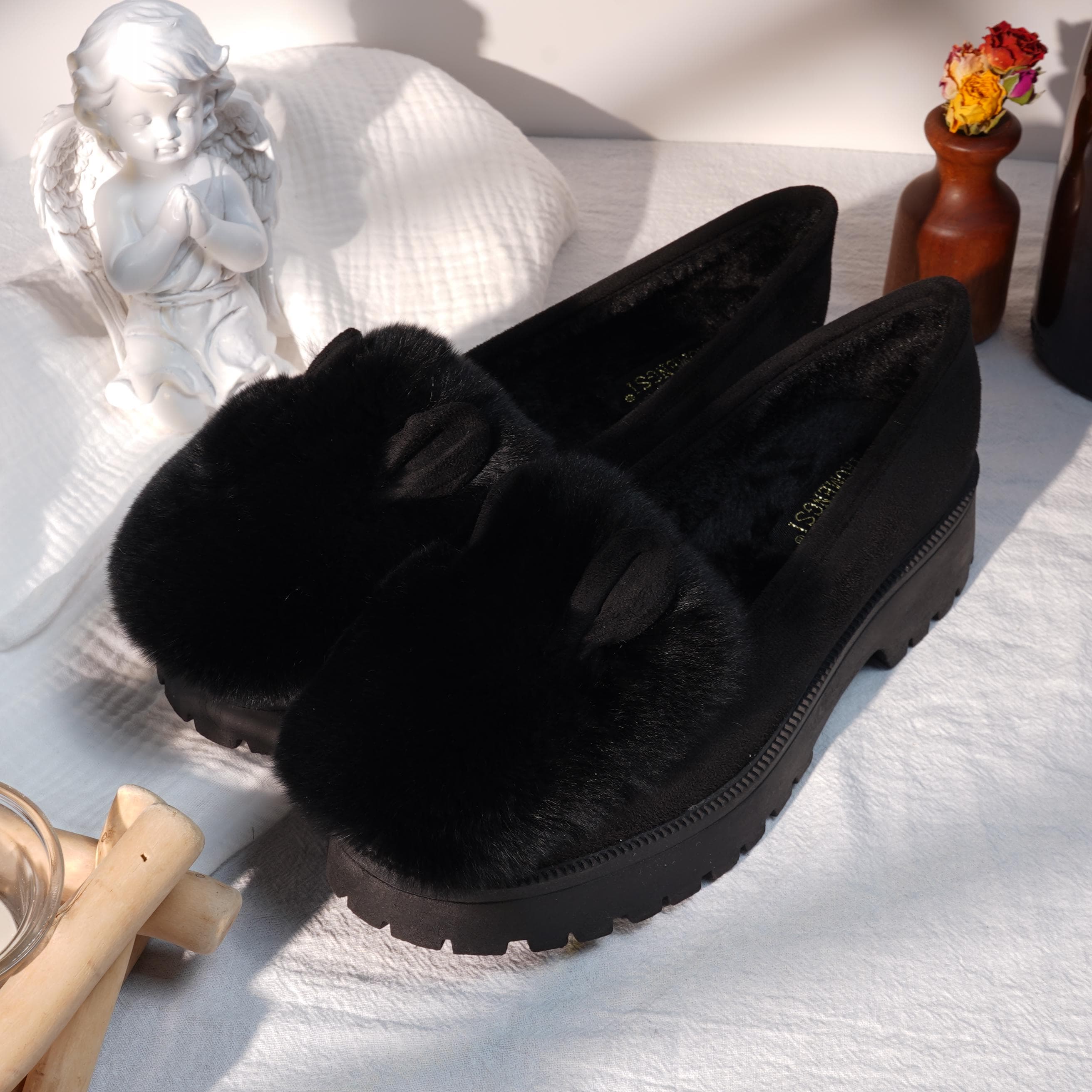 Fur Loafers - Etsy
