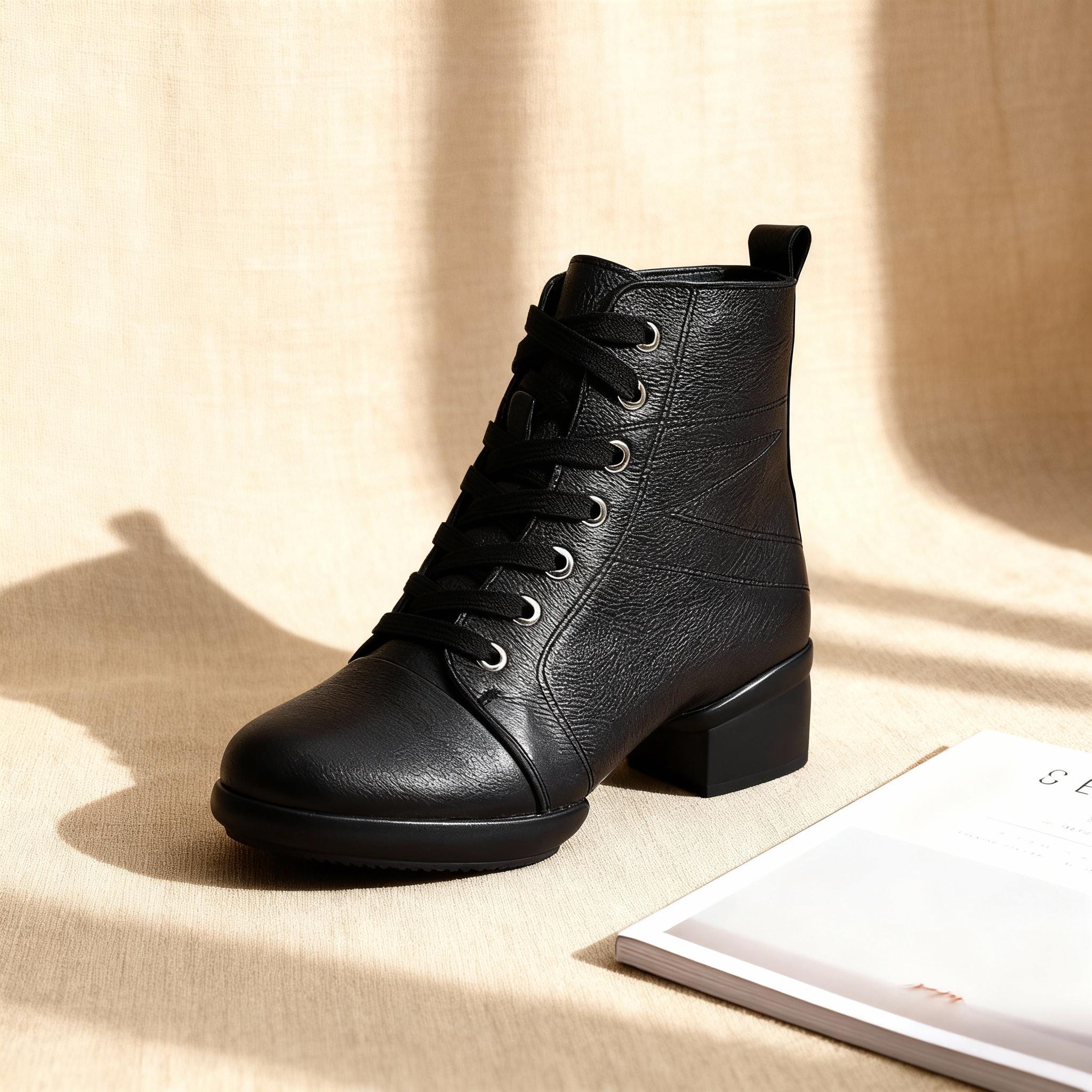 Lace up Boots No Zipper Women - Etsy