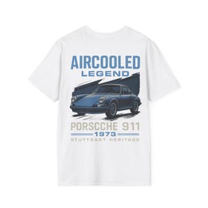 Aircooled 911 Porsche T-Shirt: Vintage Car Enthusiast Tee