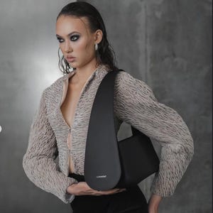 Handmade Leather Bag for Women, Crossbody Bag, Hobo bag, Stylish Fashionable Bag, Like Blogger, Branded Bag, Black Leather Handbag