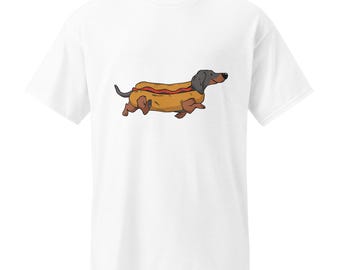 Funny Hot Dog Dachshund T-Shirt – Wiener Dog Lover Gift
