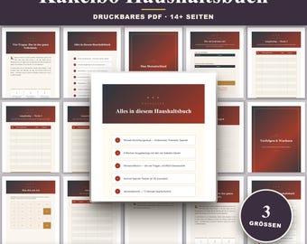 Kakeibo Haushaltsbuch Druckbar | Japanische Budget-Methode
