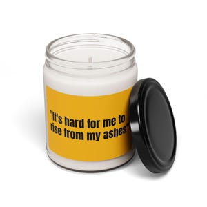 Inspirational Scented Soy Candle: Self-Care Gift, Anxiety Relief