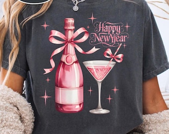 New Year Shirt, Glitter Happy New Year 2026 T-Shirt, Hello 2026 Hoodie, New Year Sweatshirt, New Year's Eve Long Sleeves, New Year Party Tee