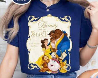 Retro Disney Geschichte so alt wie die Zeit Shirt, Disney Belle Sweatshirt, Die Schöne und das Biest Komfort Farben, Disney Prinzessin, Beauty Belle Shirt
