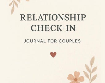 Relationship Check-In Journal | Couples Communication & Connection Guide