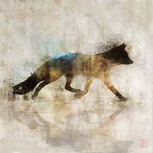 Fox Walk 01: Giclee Fine Art Print image 1