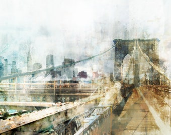 NYC Bridge 02: Giclee Fine Art Print