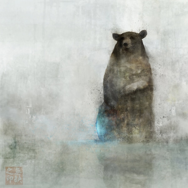 Bear Spring 01: Giclee Fine Art Print