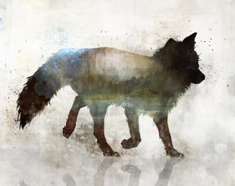 Journey of Fox 01: Giclee Fine Art Print