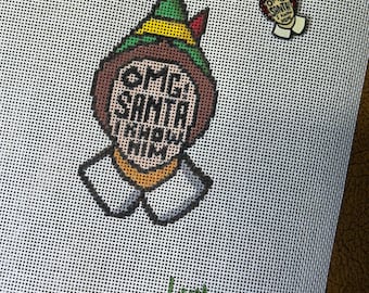 Elf / Weihnachtsfilm Nadelspitze Leinwand : DIY Anfänger Handwerk