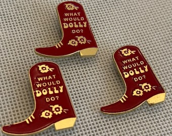 Was würde Dolly Tun / Dolly / Cowboyboot Parton Nadelspitze Nadelminderr