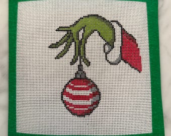 Toile de Noël Comment le Grincheux a volé une décoration : Bricolage de Noël