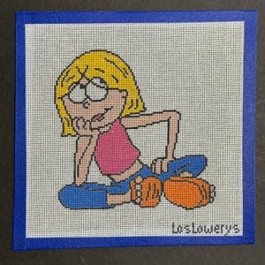 Lizzie McGuire / Hillary Duff Needlepoint : DIY Beginner Craft Accessories