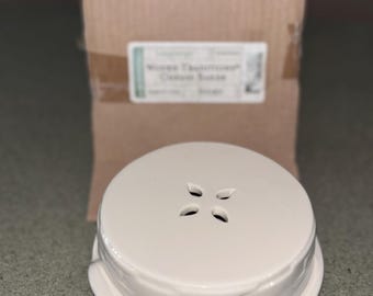 Cacerola vintage Longaberger Pottery con borde cubierto, color marfil, fabricada en EE. UU., década de 1990