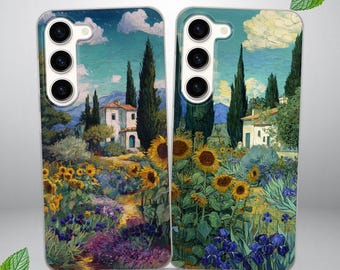 Van Gogh Inspired Phone Case for Samsung S26, S25, S24, S23 Ultra, S22, S20, fits Samsung A16, A17, A56, A15, A54, A55, A36, A35, A14, A17