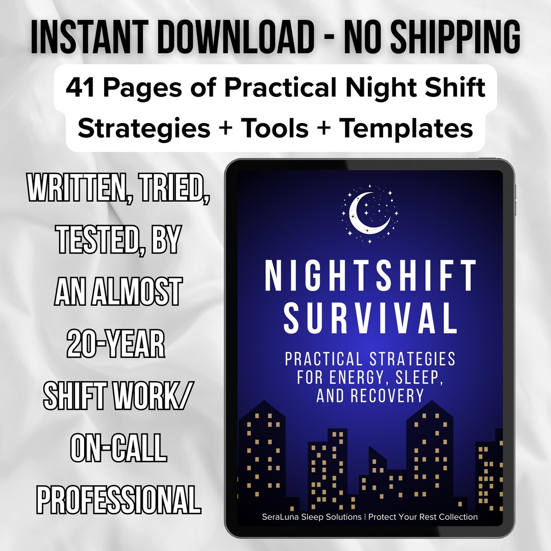 Night Shift Survival Guide PDF | Sleep & Energy Strategies for Nurses ...