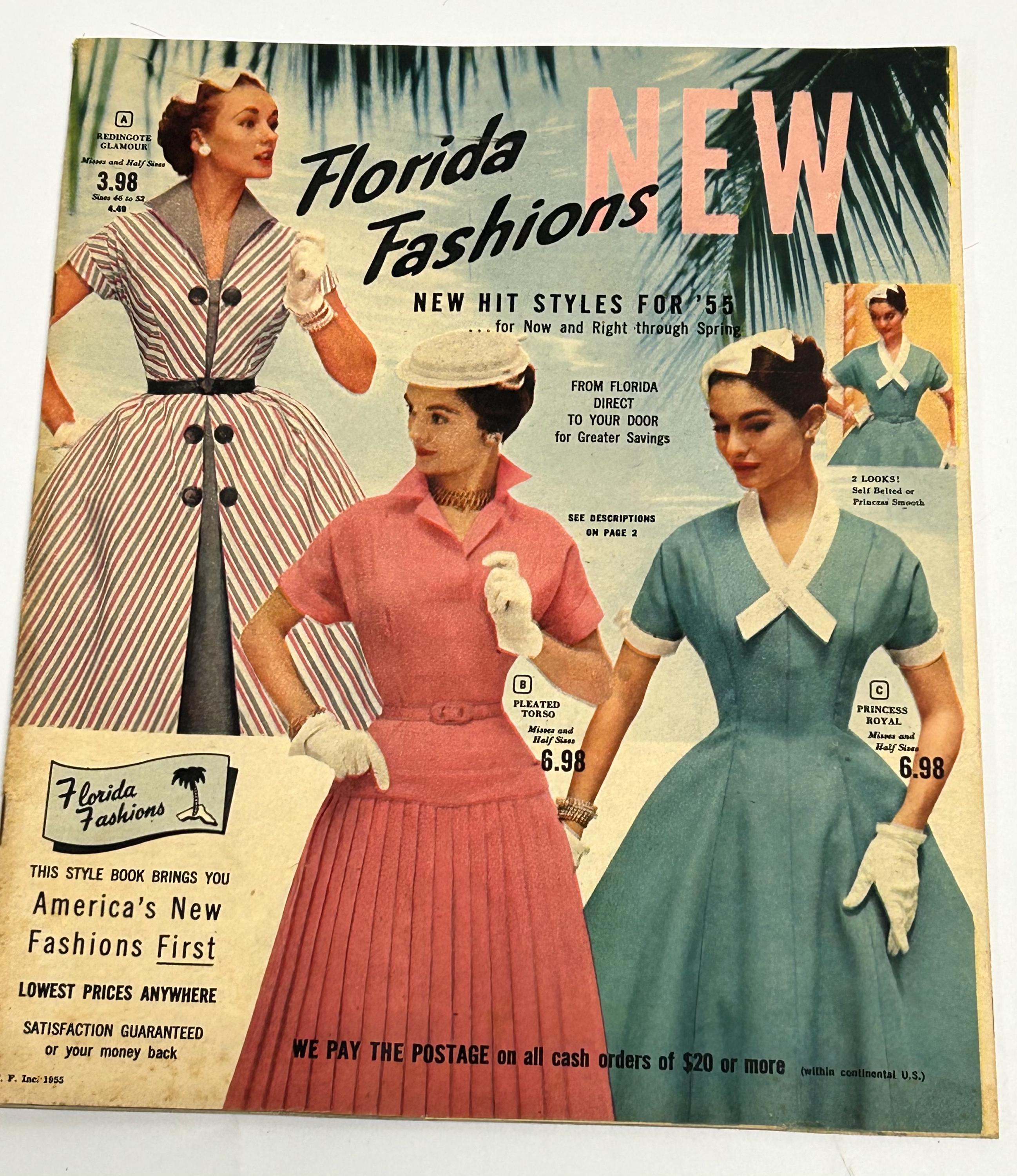 Vintage 1950s FLORIDA FASHIONS Ladies Dress Catalog Women's