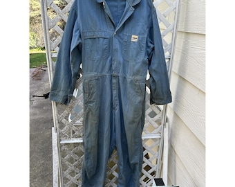 Vintage Sears Hercules Nation-alls Coveralls HBT Grayish Green