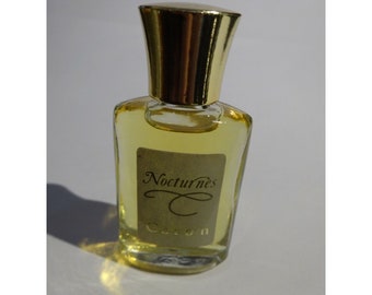 Vintage Fragrance CARON Nocturnes 0.25 1/4 Fl. Oz  FULL Splash RARE
