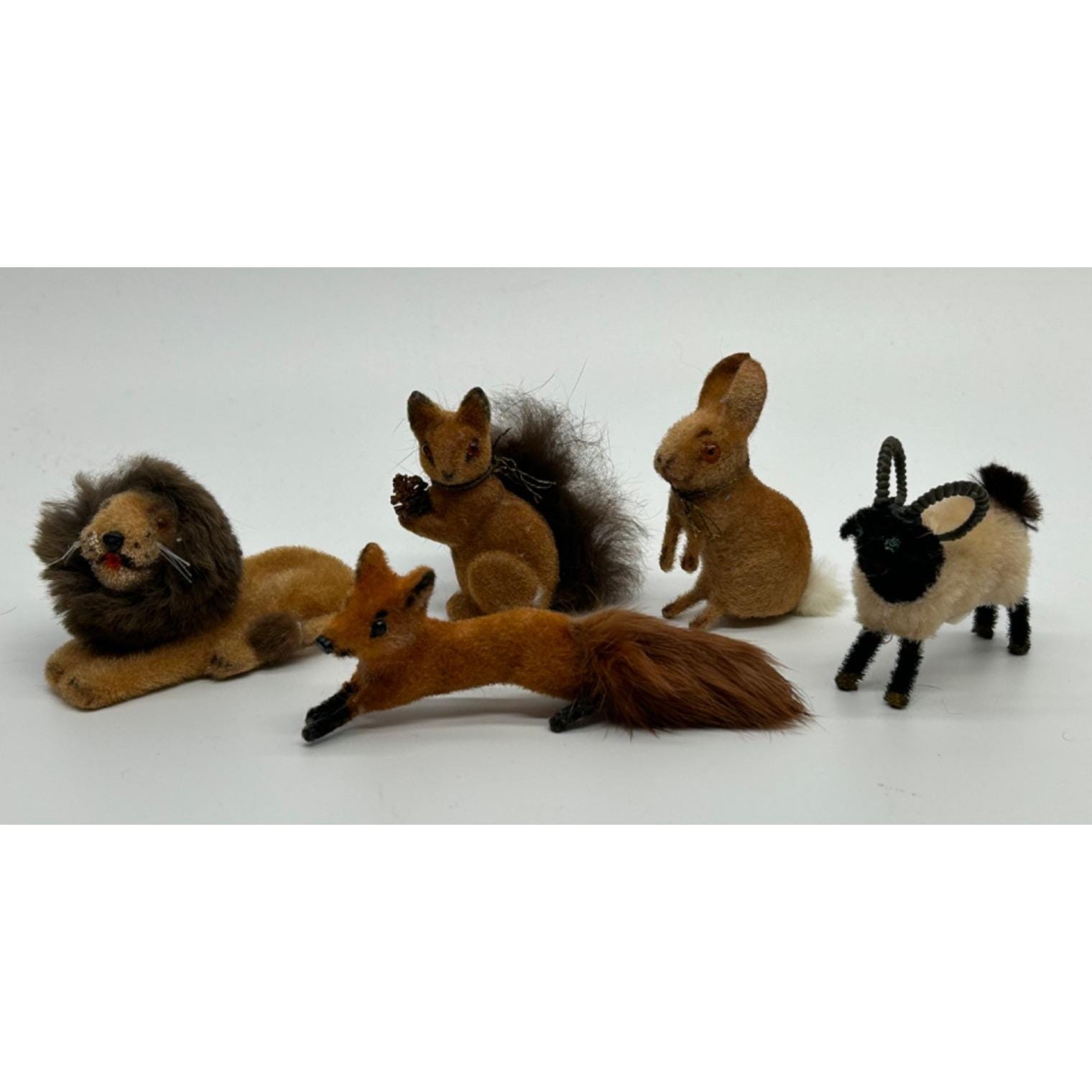 Wagner Kunstlerschutz Flocked Animals - Etsy