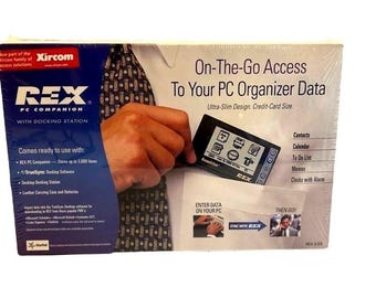 REX PC Companion with Docking Station - On-The-Go pc Organizer Data