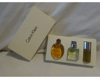 Vintage Lot of Obsession by Calvin Klein for Men, Travel Size