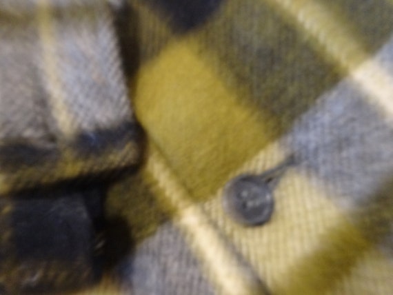 Vintage 60s Woolrich Plaid Wool Flannel Shacket J… - image 7