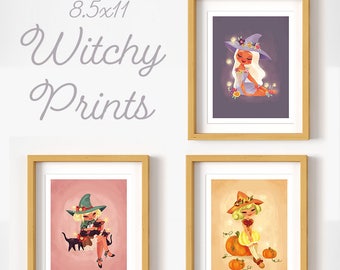 8.5x11 Witchy Print- Choose Print Choice