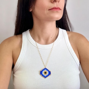 Evil Eye Necklace – Protective Gold Chain Amulet