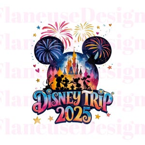 Disney Trip 2025 Png, DisneyVacation Png, Castle Png, Mouse and Friend Png, Magical Kingdom Png, Best Day Ever Png