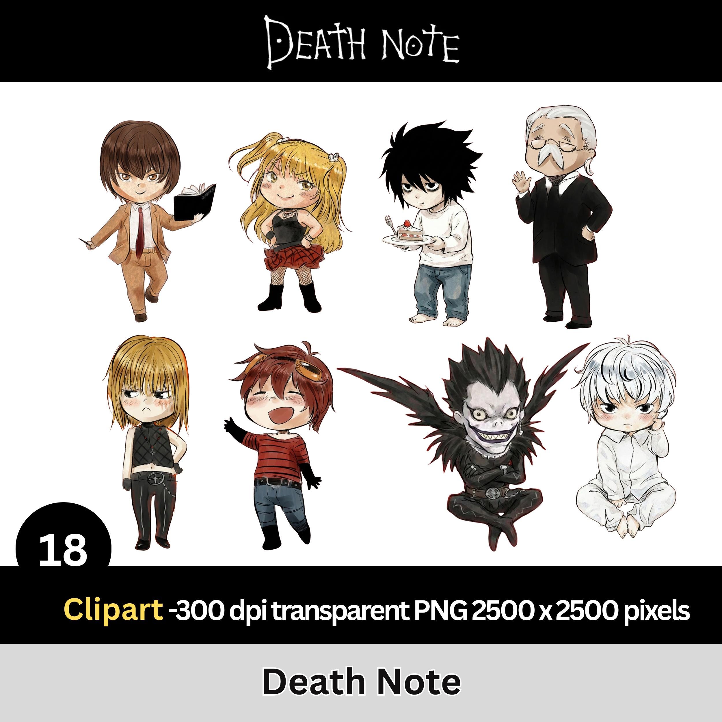 L Death Note Card - Etsy