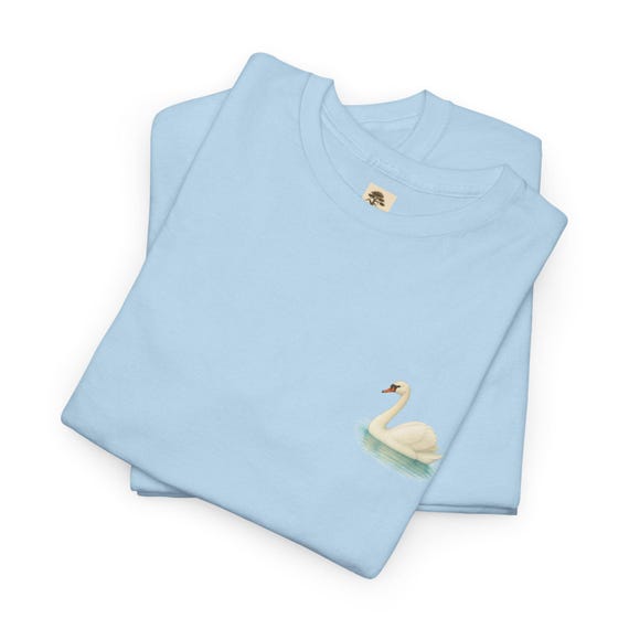 T-Shirt Schwan | Unisex | Kurzarm | Shirt | Wildnis und Natur | Geschenk | PineAndThread |Sportshirt