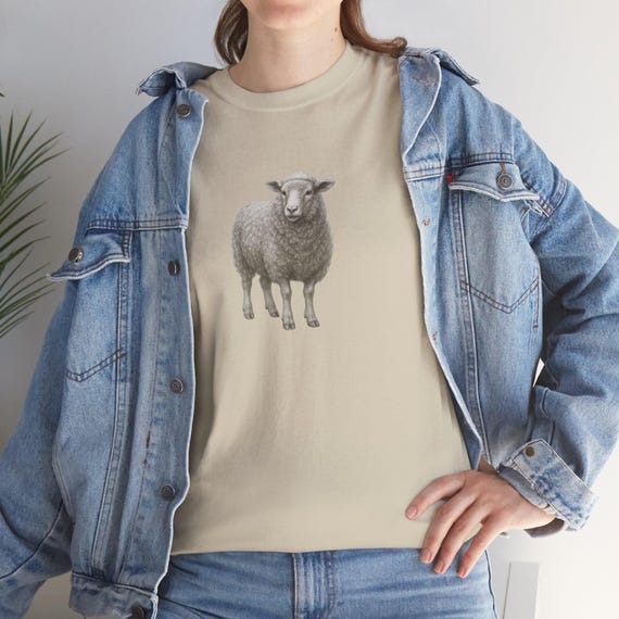 T-Shirt Schaf | Unisex | Kurzarm | Wildnis und Natur | Geschenk | PineAndThread | Sportshirt