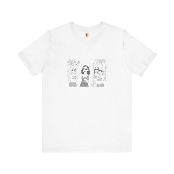 Bachelorette - JGA T-Shirt, witziges Braut Team Shirt, ideal für Junggesellinnenabschied, Hochzeitsparty, Brautparty Outfit und Geschenkidee