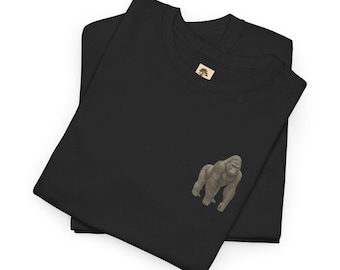 Gorilla T-Shirt | Animal Shirt | Short Sleeve | Nature | Animal Print | Gift Idea | Wilderness | Leisure | Cotton Blend | Cotton Mix