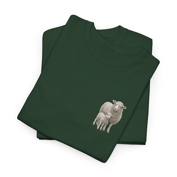 T-Shirt Schaf | Unisex | Kurzarm | Shirt | Wildnis | Natur | Geschenk | PineAndThread | Sportshirt